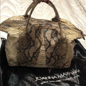 Joanna Maxham snakeskin handle bag